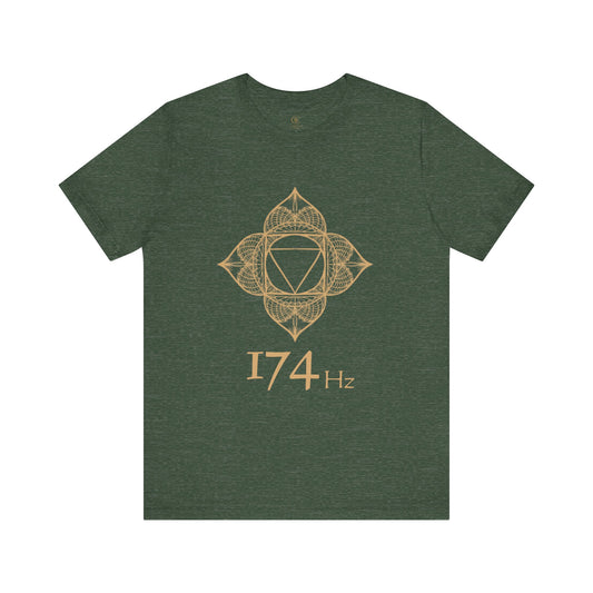 174Hz Wearable Frequency Sacred Geometry unisex cotton