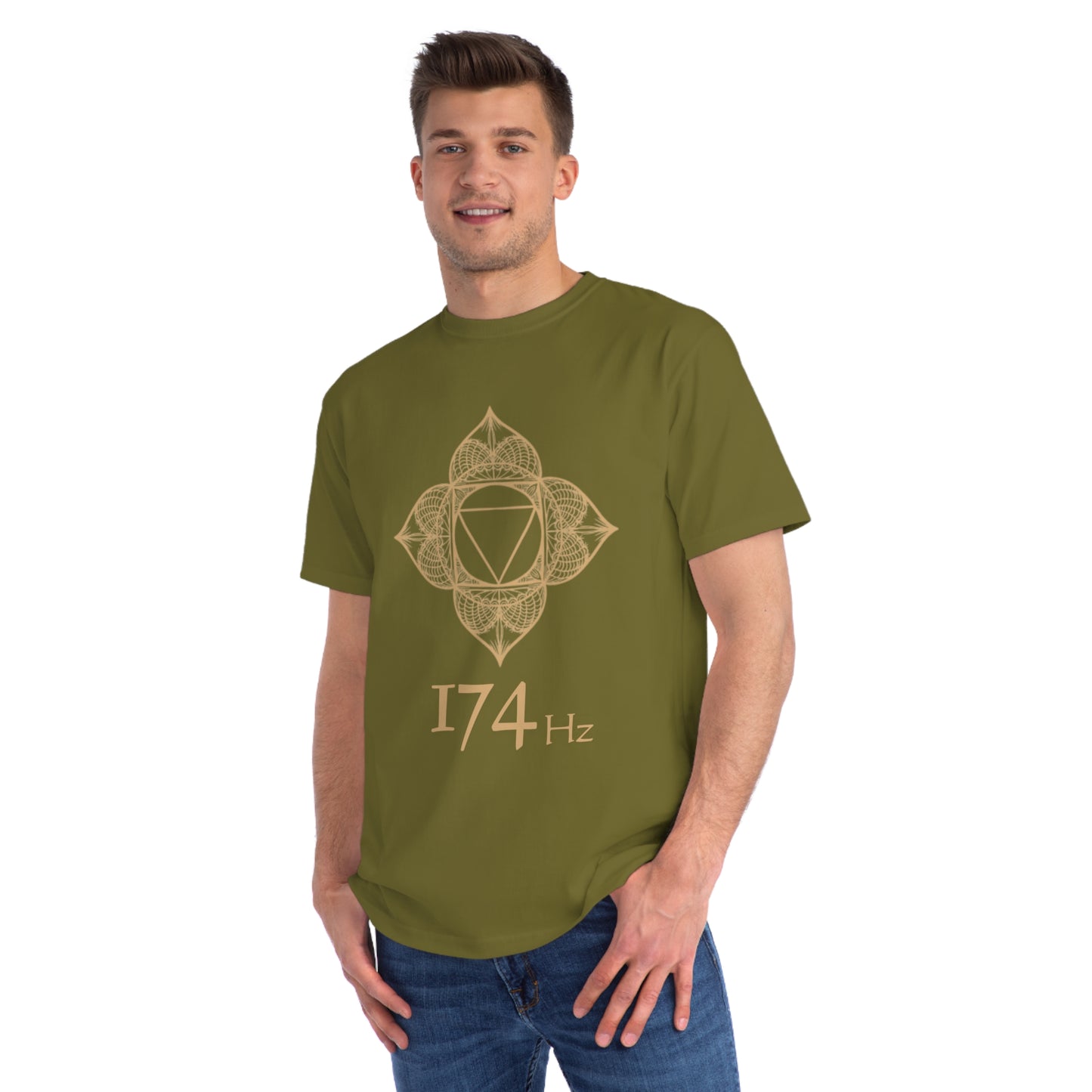 174Hz Wearable Frequency Sacred Geometry unisex organic cotton