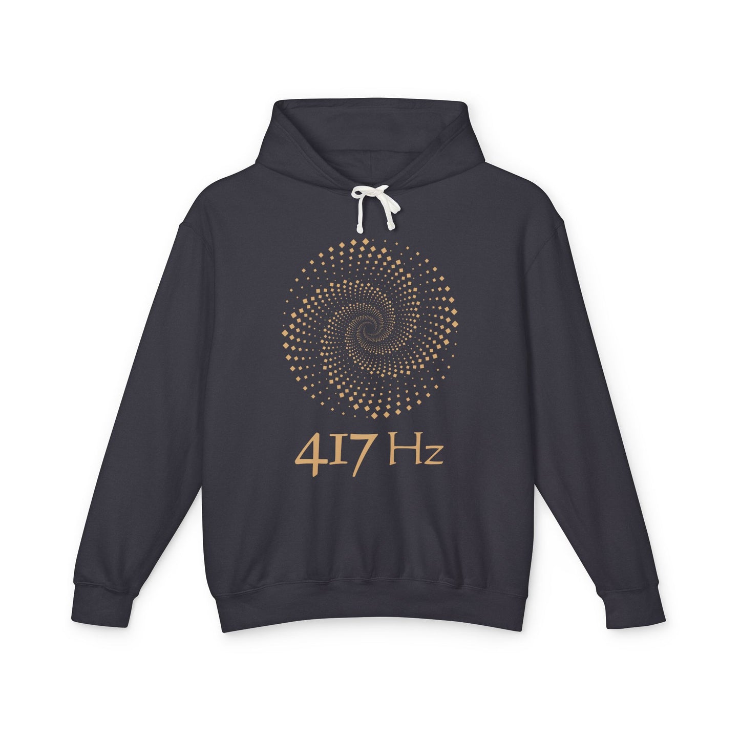 Sacred Geometry Lightweight Hoodie - 417 Hz Energy Resonance