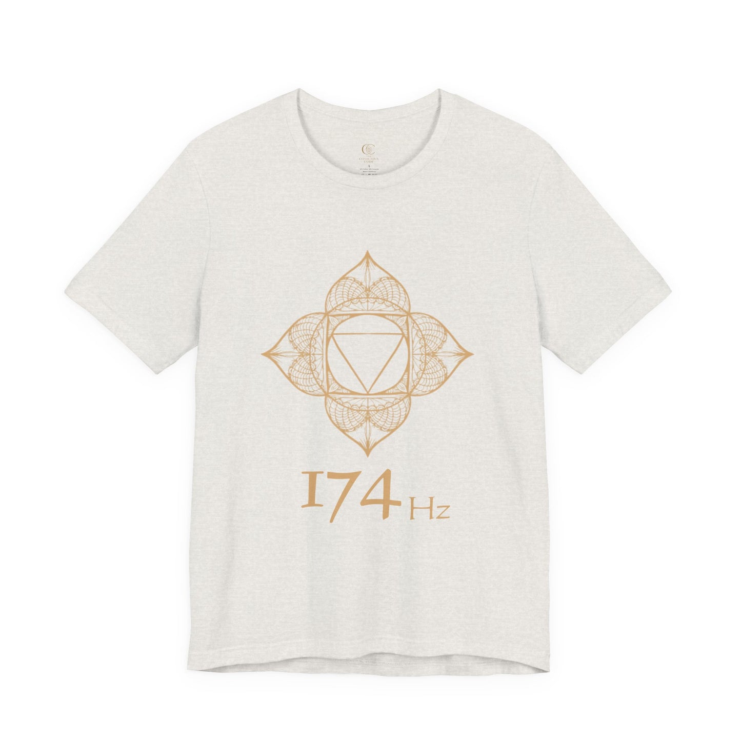 174Hz Wearable Frequency Sacred Geometry unisex cotton