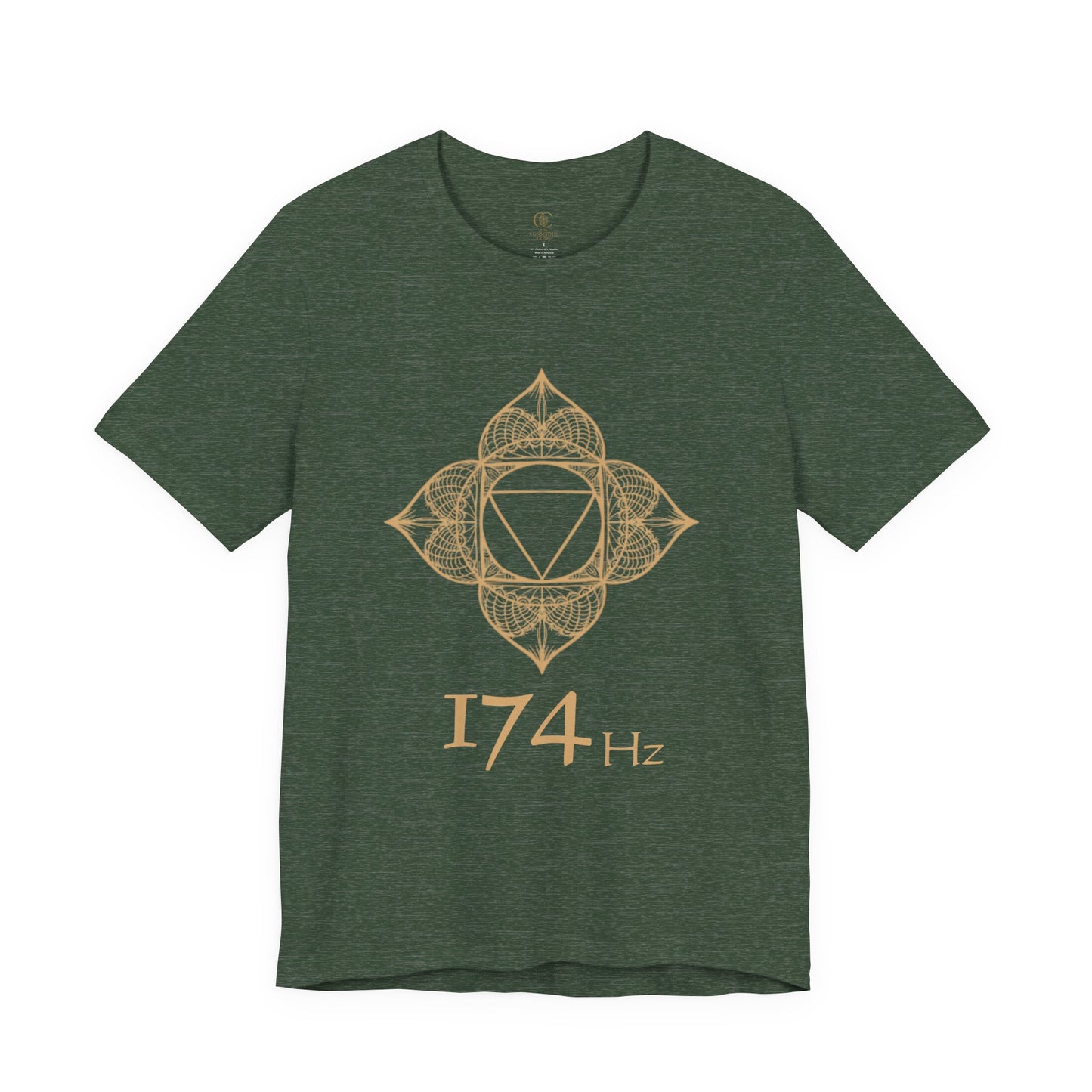 174Hz Wearable Frequency Sacred Geometry unisex cotton