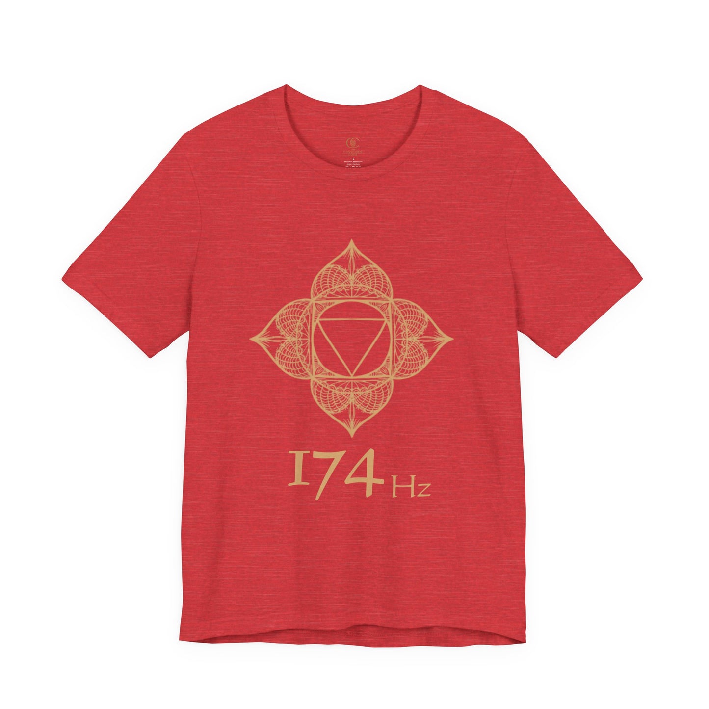 174Hz Wearable Frequency Sacred Geometry unisex cotton