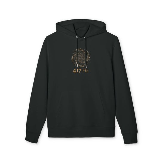 Sacred Geometry Lightweight Hoodie - 417 Hz Energy Resonance