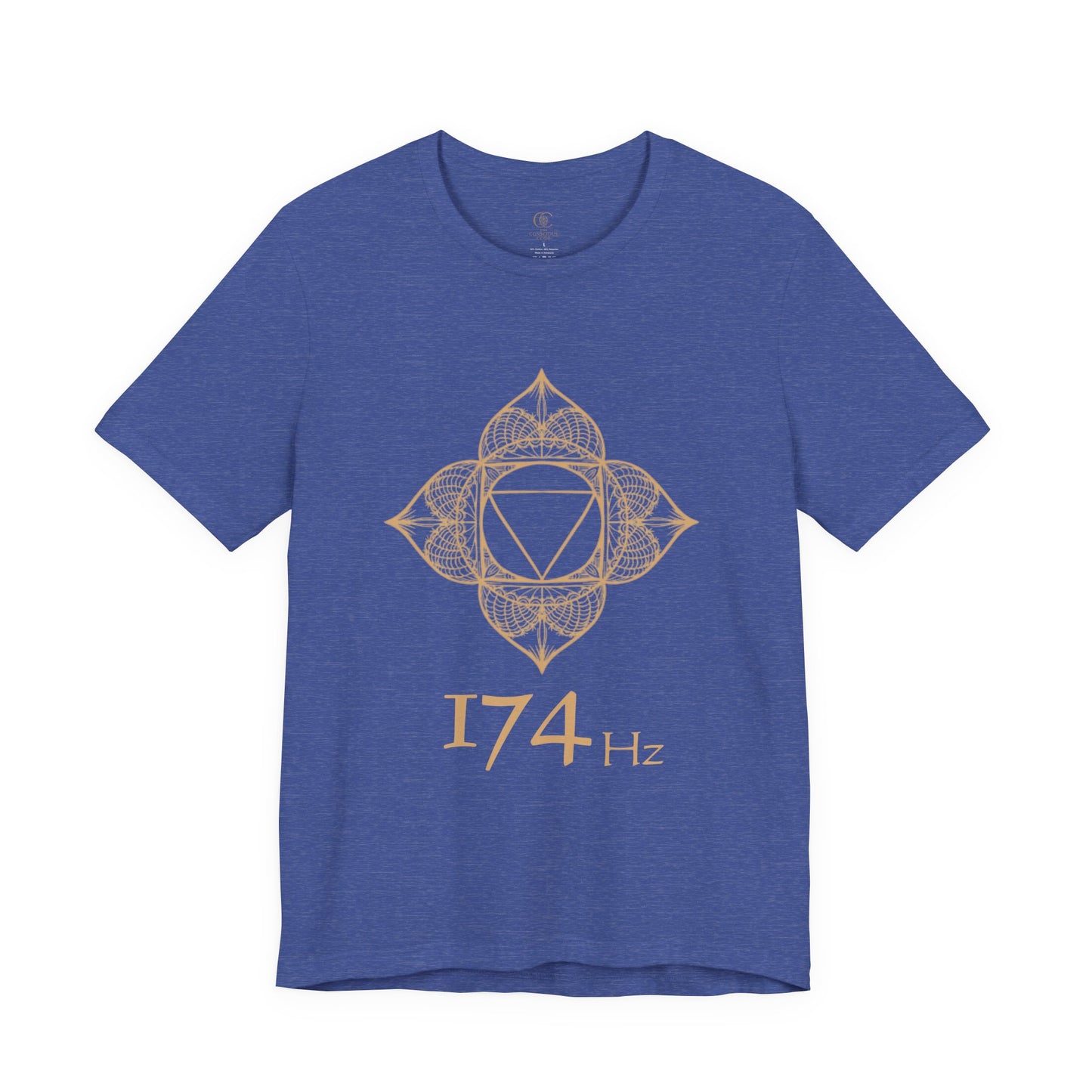 174Hz Wearable Frequency Sacred Geometry unisex cotton