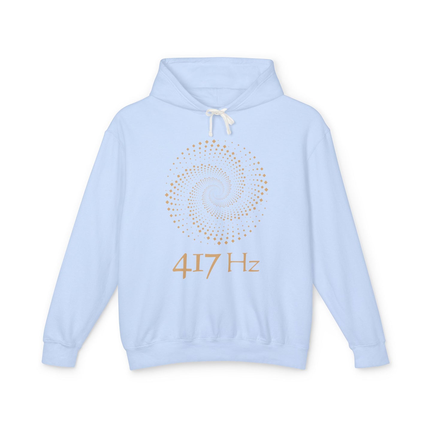 Sacred Geometry Lightweight Hoodie - 417 Hz Energy Resonance