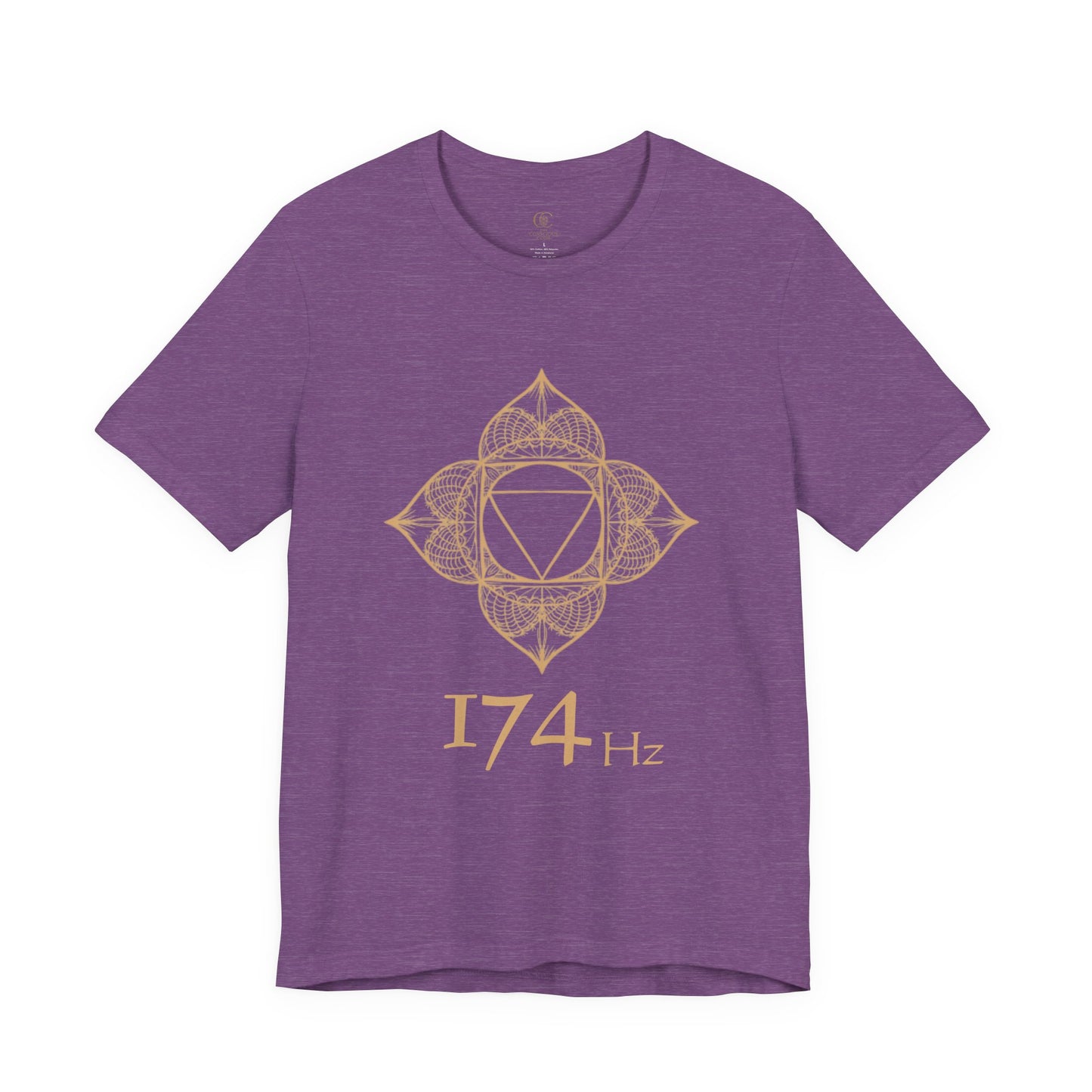 174Hz Wearable Frequency Sacred Geometry unisex cotton