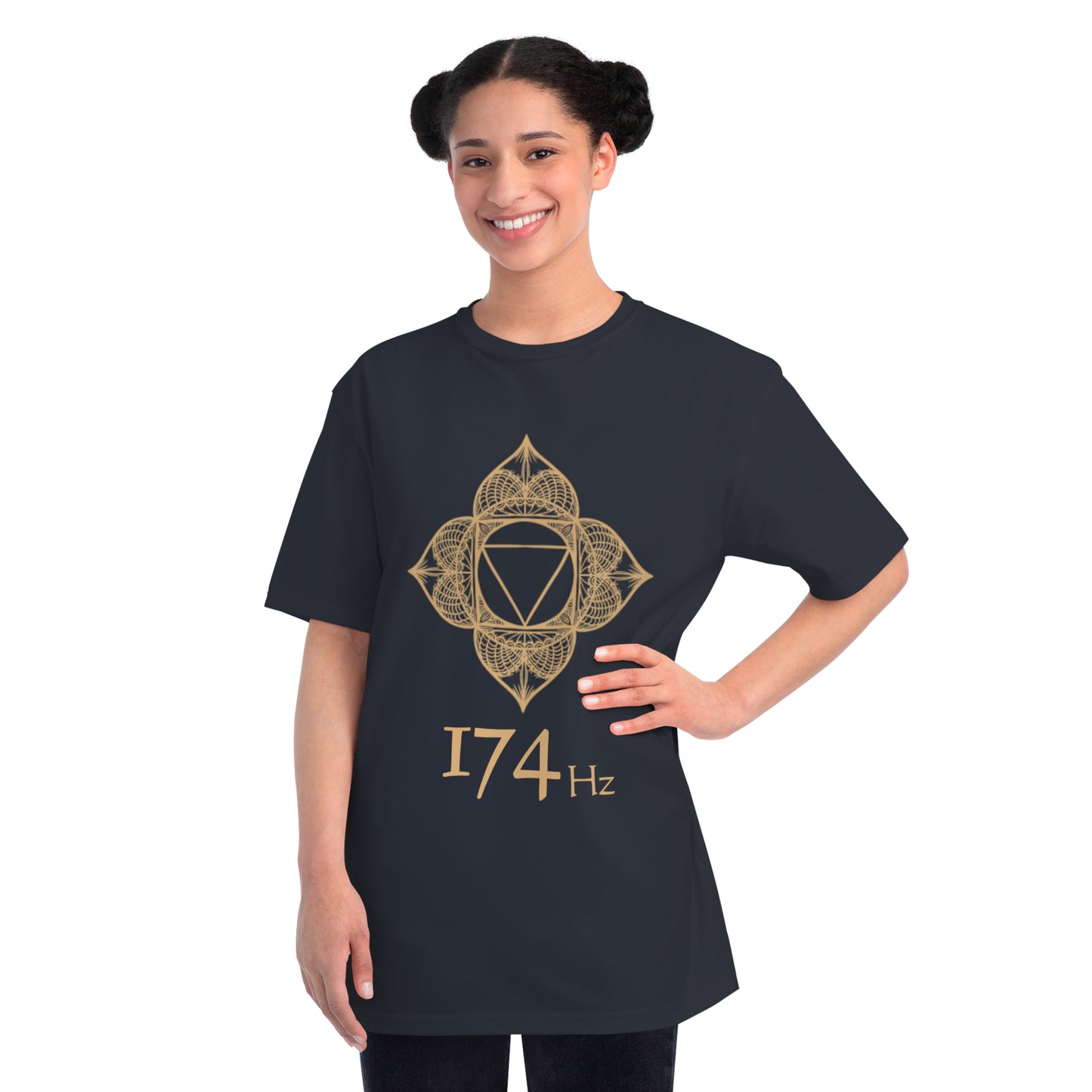 174Hz Wearable Frequency Sacred Geometry unisex organic cotton