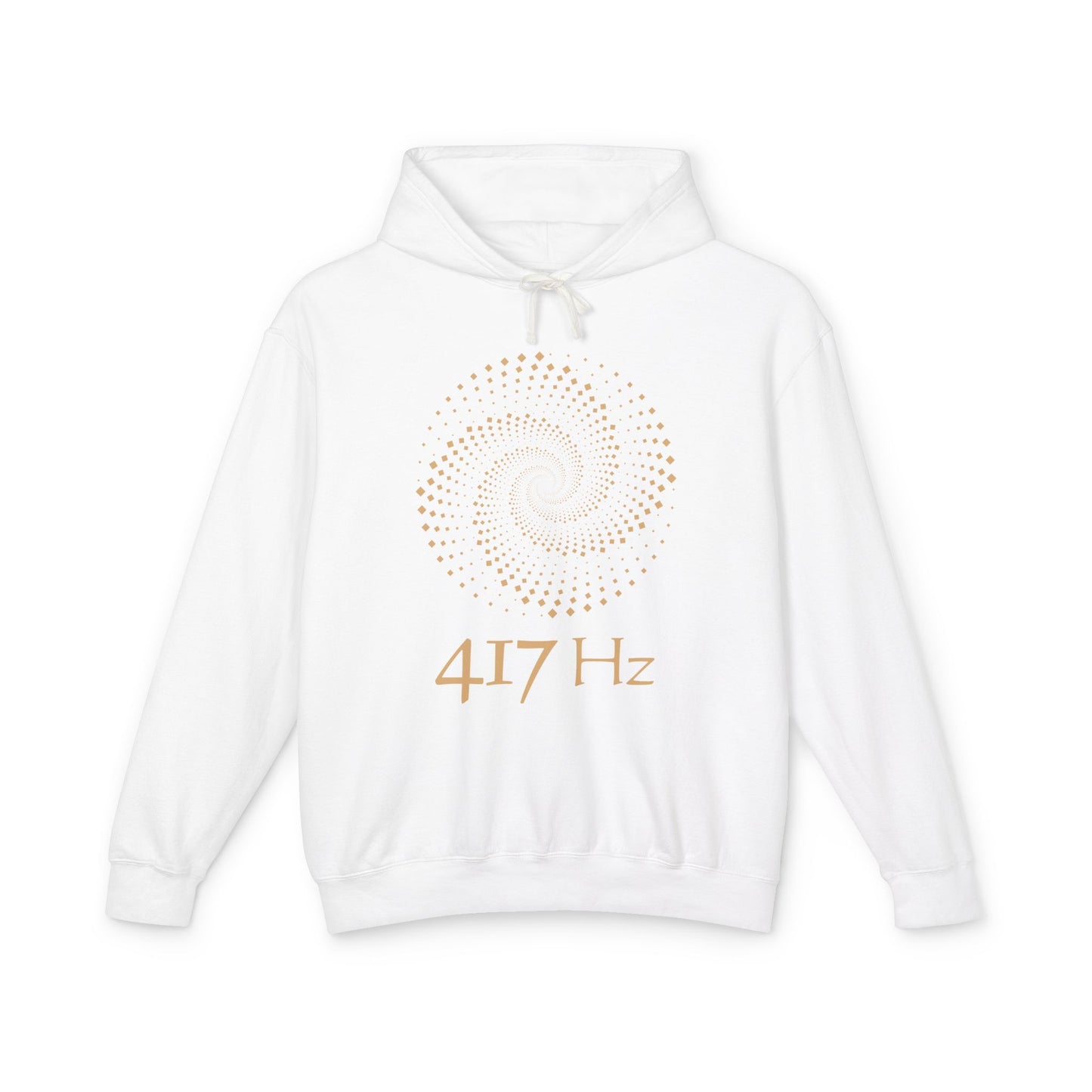 Sacred Geometry Lightweight Hoodie - 417 Hz Energy Resonance