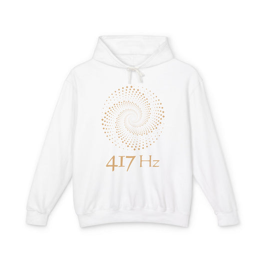 Sacred Geometry Lightweight Hoodie - 417 Hz Energy Resonance