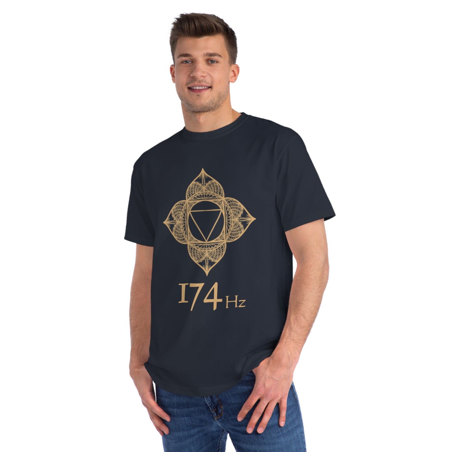174Hz Wearable Frequency Sacred Geometry unisex organic cotton