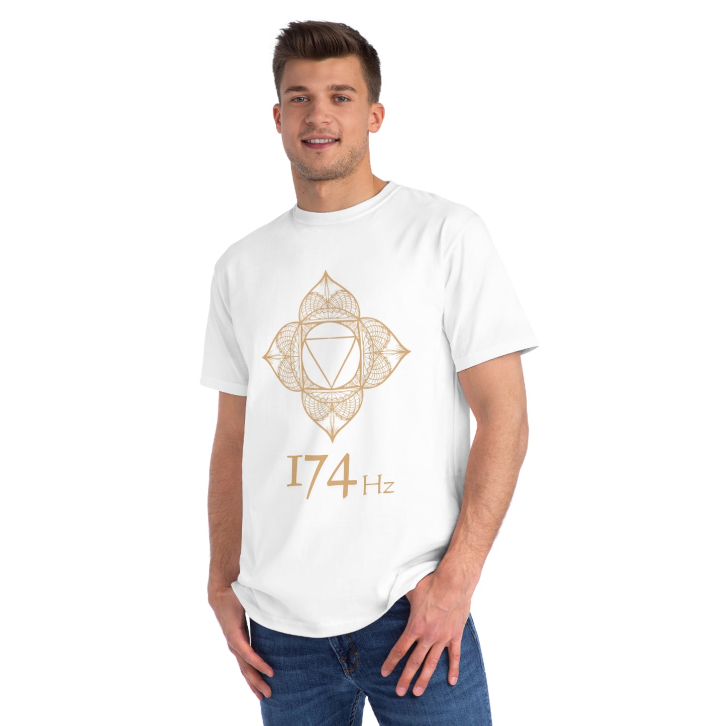 174Hz Wearable Frequency Sacred Geometry unisex organic cotton
