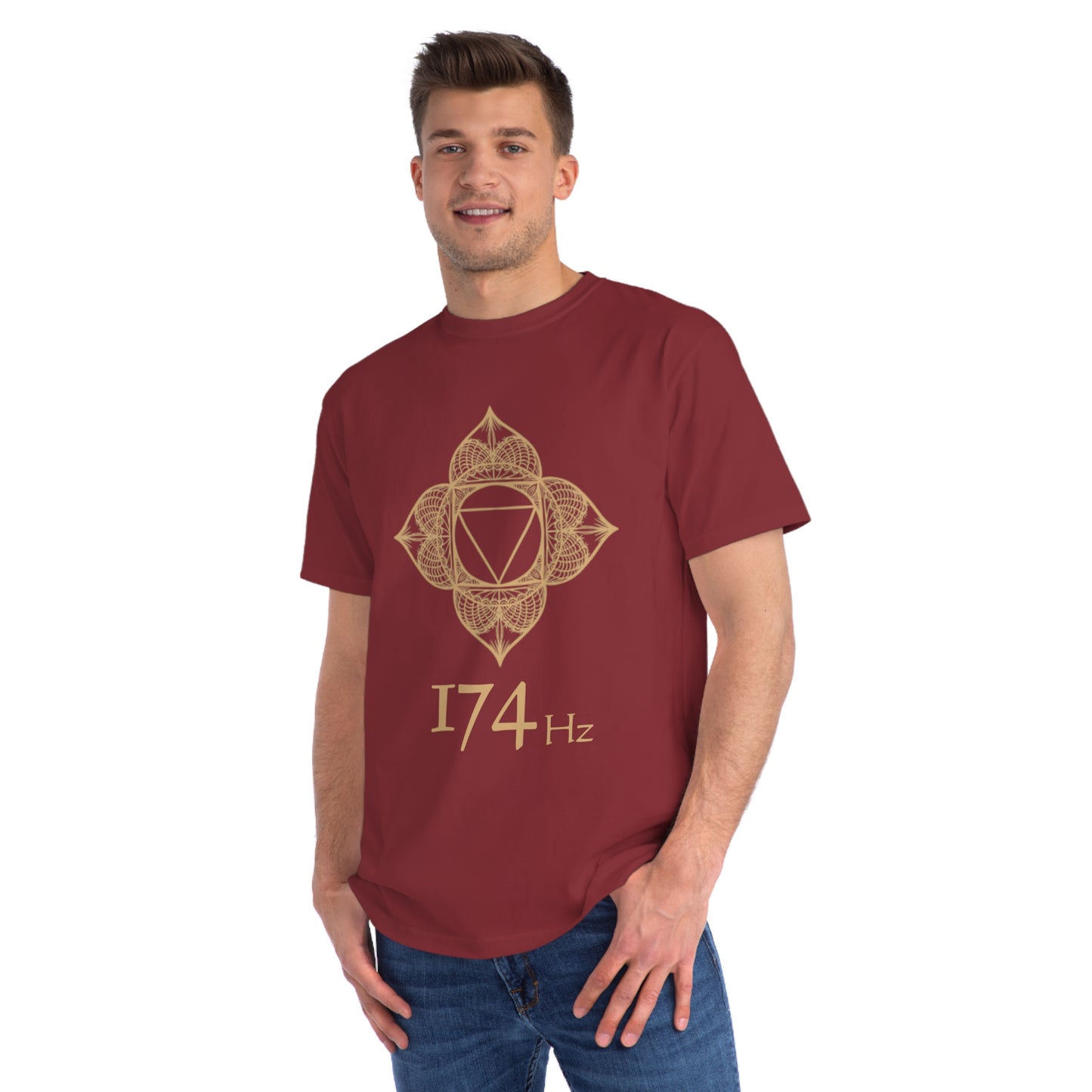 174Hz Wearable Frequency Sacred Geometry unisex organic cotton