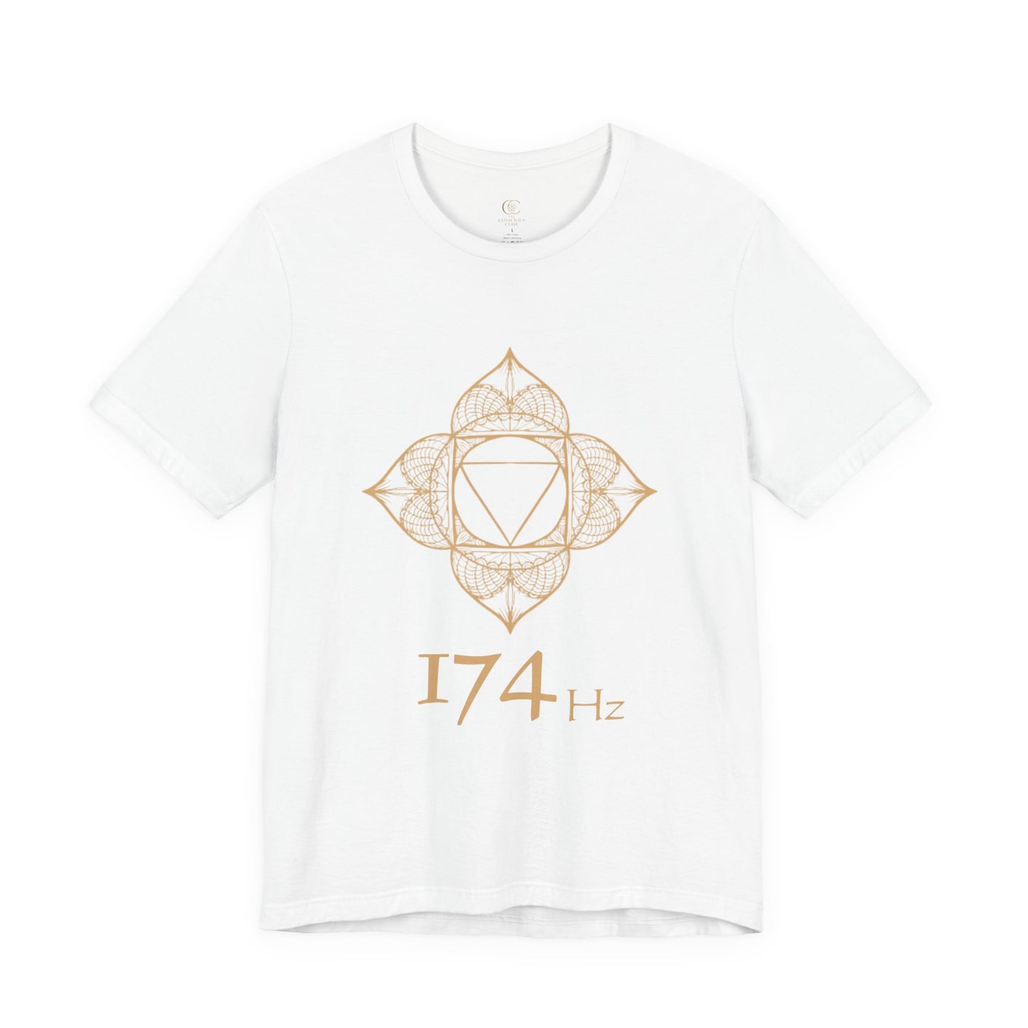 174Hz Wearable Frequency Sacred Geometry unisex cotton