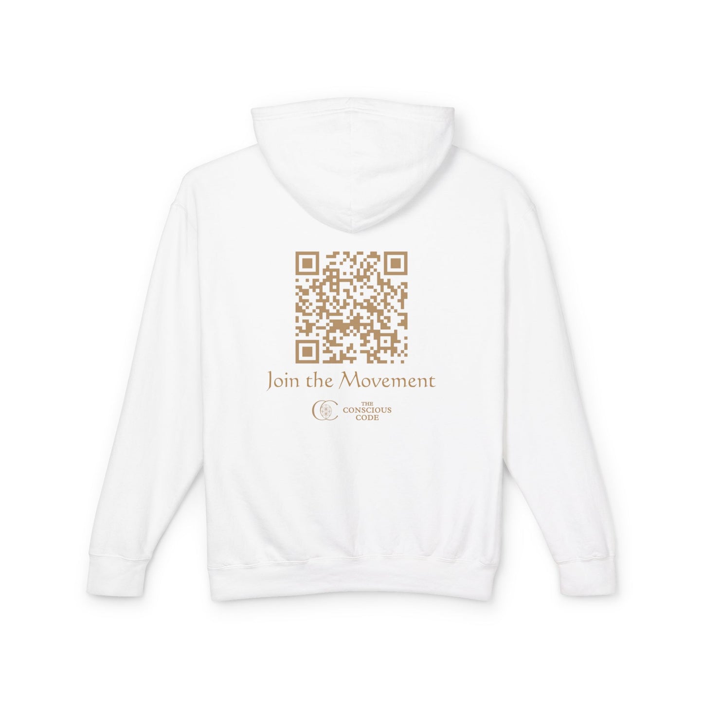 Sacred Geometry Lightweight Hoodie - 417 Hz Energy Resonance