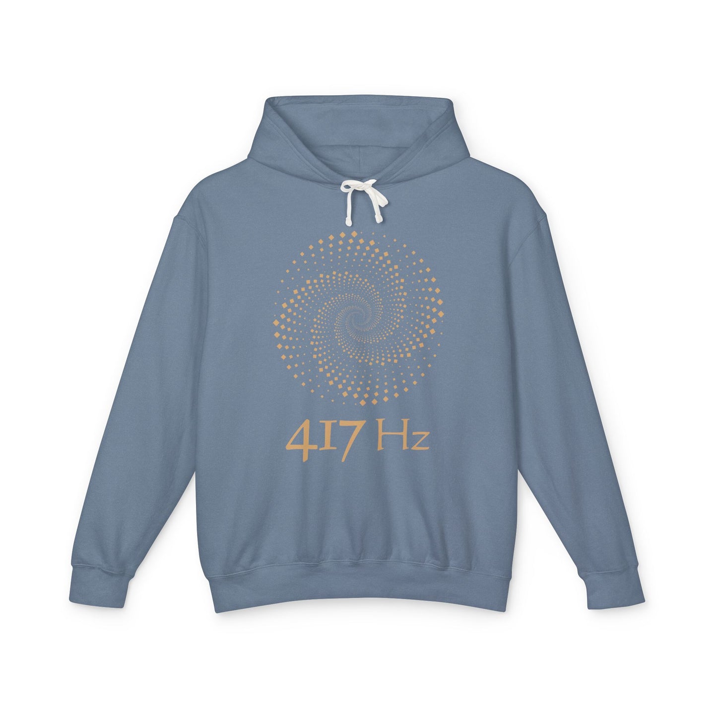 Sacred Geometry Lightweight Hoodie - 417 Hz Energy Resonance