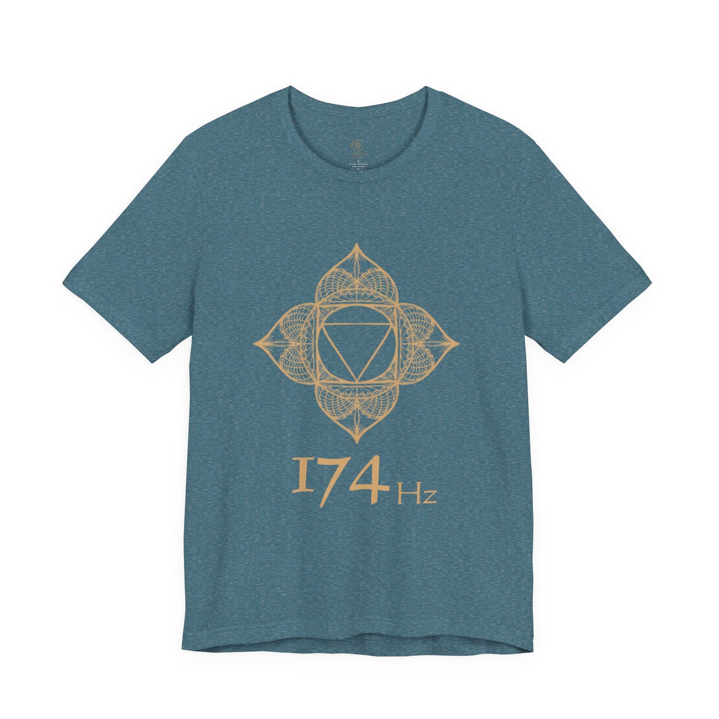 174Hz Wearable Frequency Sacred Geometry unisex cotton
