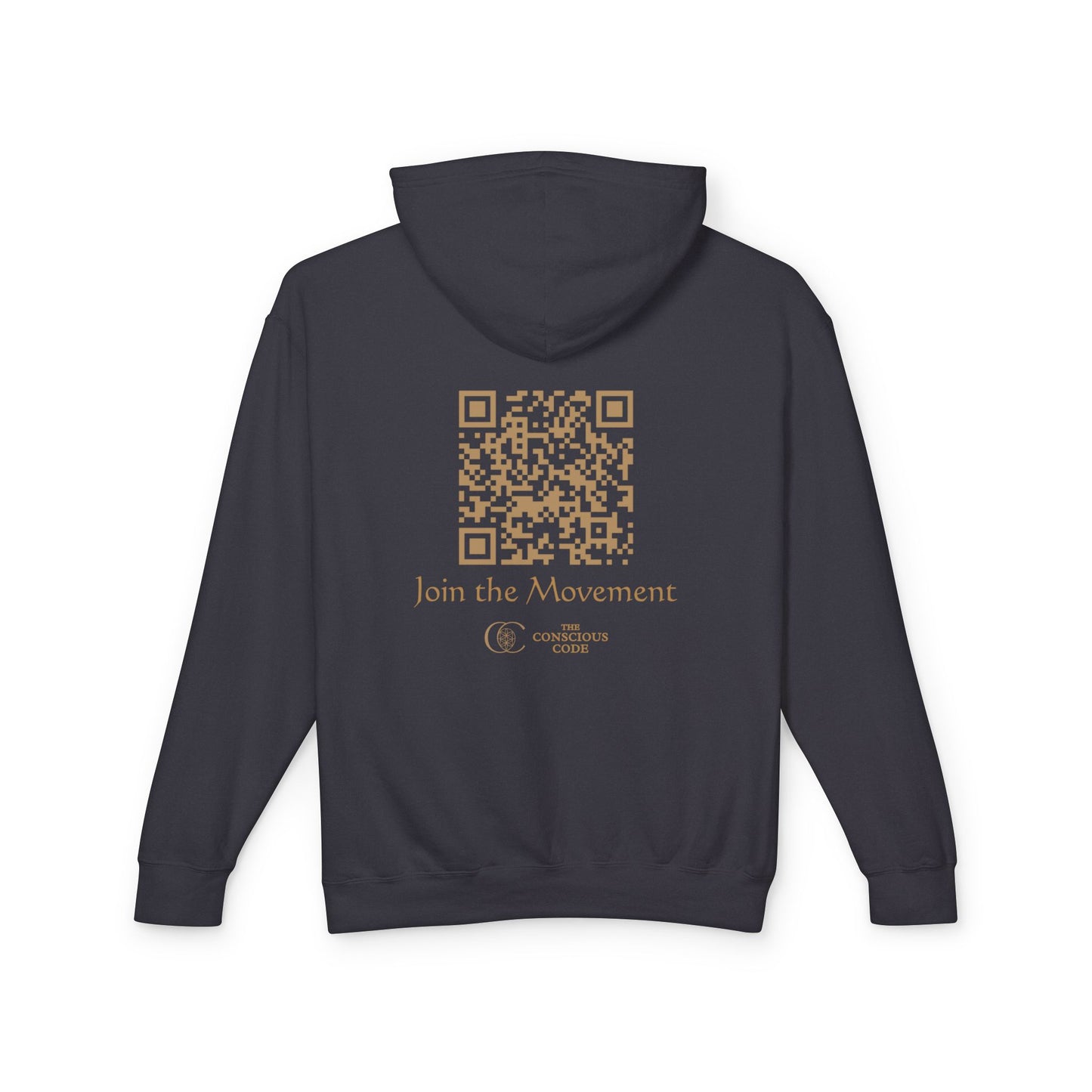 Sacred Geometry Lightweight Hoodie - 417 Hz Energy Resonance