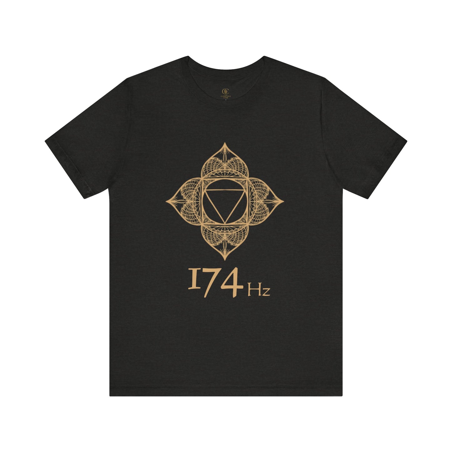 174Hz Wearable Frequency Sacred Geometry unisex cotton