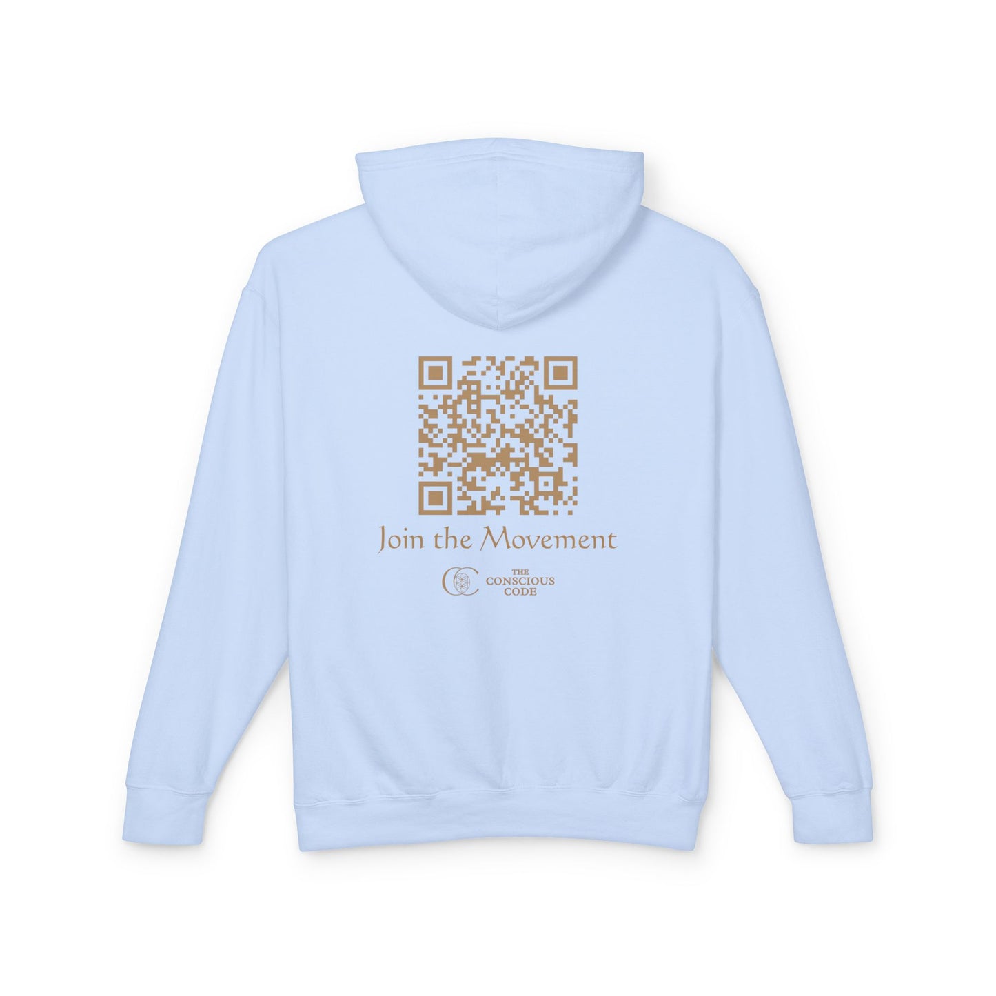 Sacred Geometry Lightweight Hoodie - 417 Hz Energy Resonance