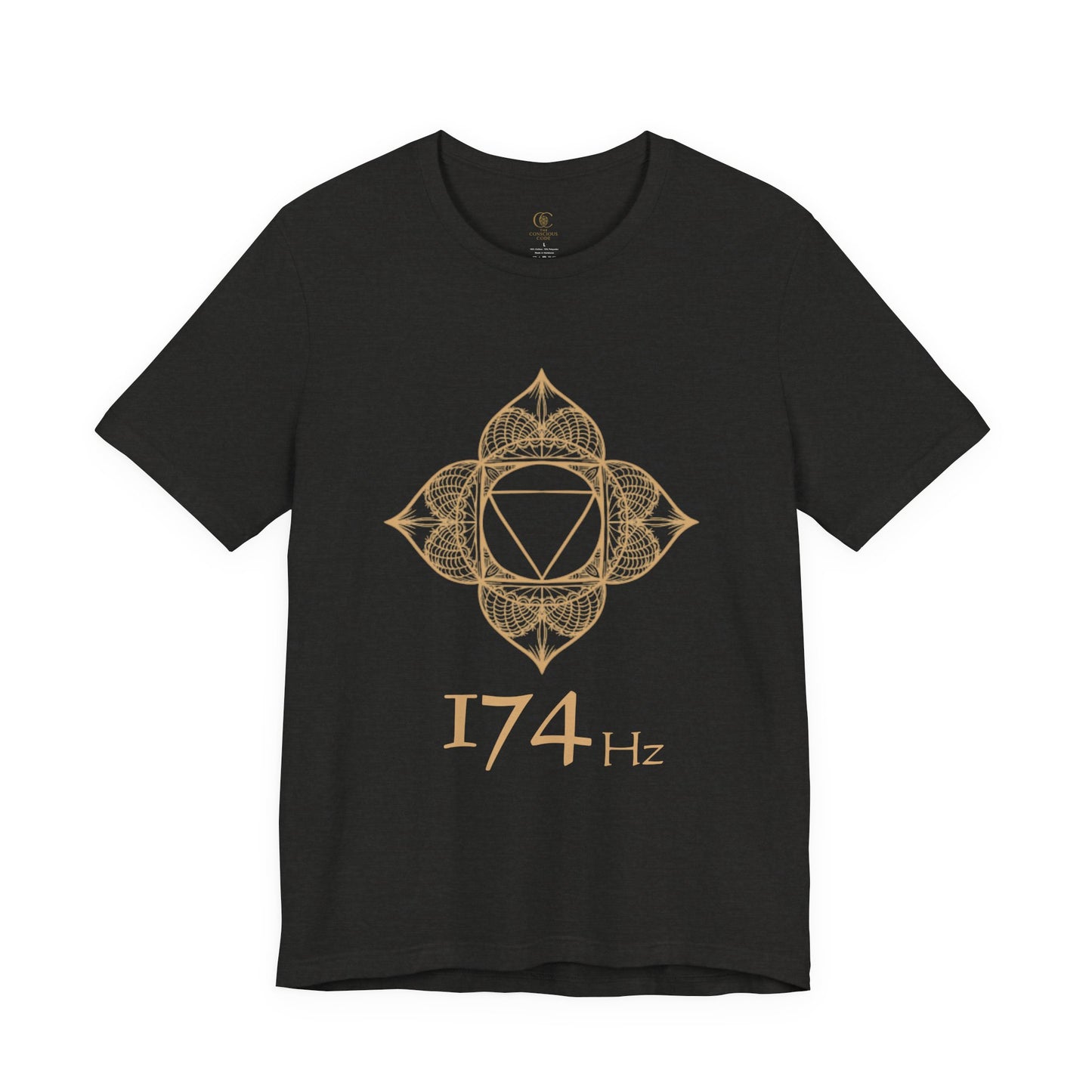 174Hz Wearable Frequency Sacred Geometry unisex cotton